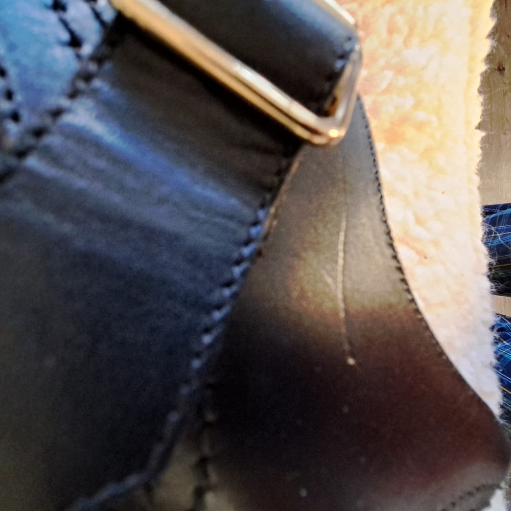 Givenchy Black Leather Monk Strap Derby with Gold Buckles - Picture 6 of 16